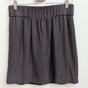 LOFT Charcoal Gray Textured Skirt | Size 4